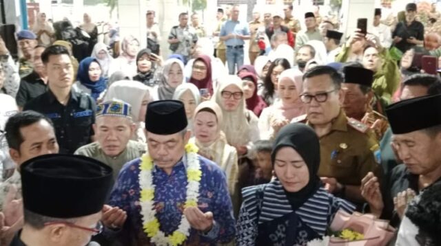 Kehadiran Bupati Dan Wakil Bupati Terpilih Lahat Di Sambut Oleh Forkopimda