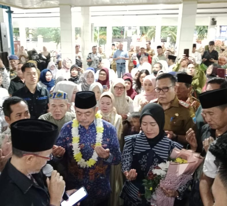 Kehadiran Bupati Dan Wakil Bupati Terpilih Lahat Di Sambut Oleh Forkopimda