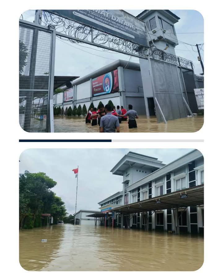 Tinjau Banjir di Lapas Cikarang, Dirjenpas Pastikan Layanan Warga Binaan Tetap Berjalan