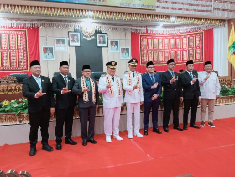 Serah Terima Jabatan Bupati Tanggamus, Drs. Hi. Moh. Saleh Asnawi Resmi Pimpin Kabupaten Tanggamus