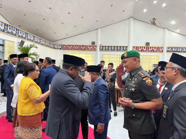 Dandim 1601/Sumba Timur Hadiri Rapat Paripurna DPRD Kabupaten Sumba Timur