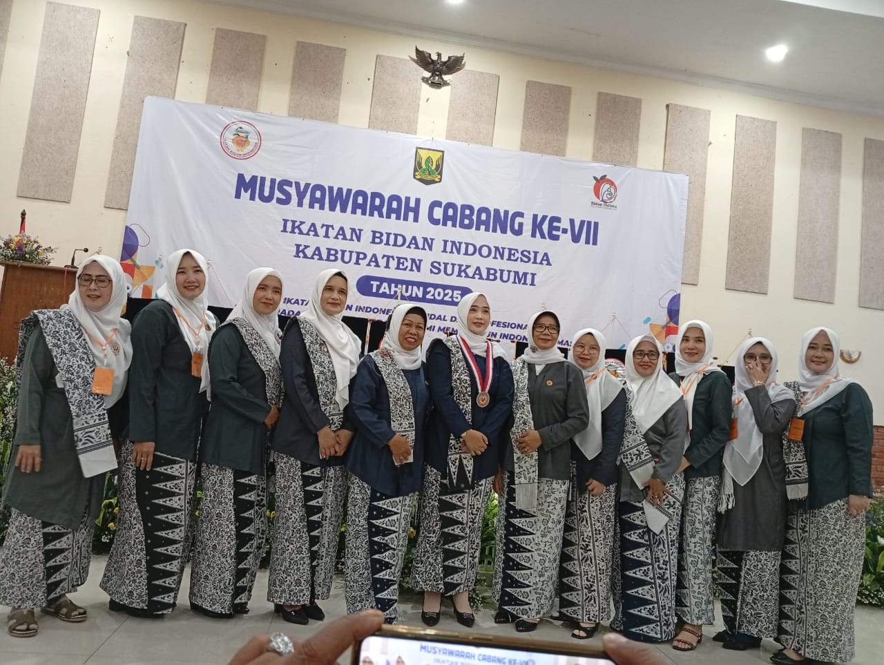 Ikatan Bidan Indonesia Kabupaten Sukabumi Gelar Muscab VII Periode 2025 - 2030