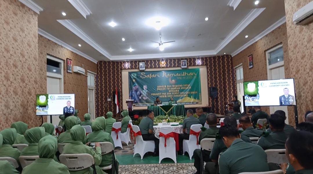 Danrem 064/Maulana Yusuf, Lakukan Safari Ramadan di Kodim 0601/Pandeglang