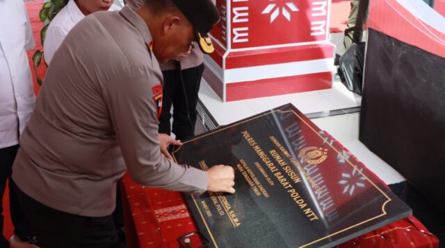Kapolda NTT Resmikan Rusun Polres Manggarai Barat di Labuan Bajo