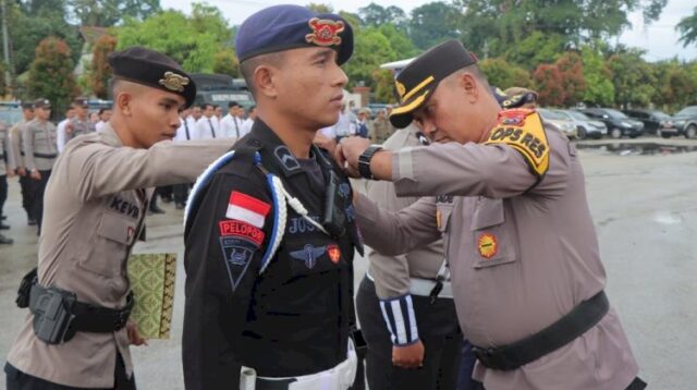 Polres Sumba Barat Laksanakan Gelar Pasukan Operasi Ketupat 2025 untuk Pengamanan Idul Fitri 1446 H