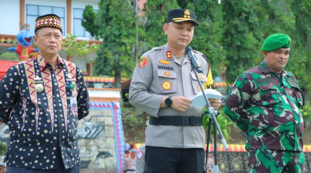 Polres Tanggamus Dirikan Dua Pos dalam Operasi Ketupat Krakatau 2025