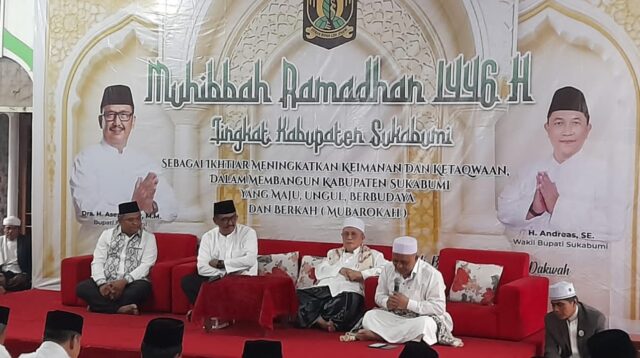 Zainul Munasichin, M.a. Anggota Dewan DPP PKB Komisi IX DPR RI Hadiri Safari Ramadhan Di Pompes An-Nidzom Sukabumi