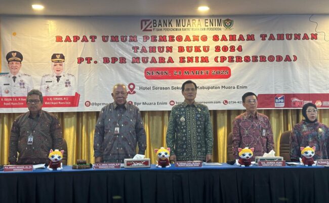 Kinerja Cemerlang Sepanjang 2024, BPR Muara Enim Cetak Laba Bersih Rp4,7 Miliar