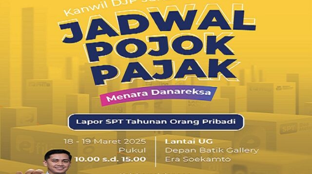 Wajib Pajak Jakarta Pusat, Manfaatkan Pojok Pajak untuk Lapor SPT Tanpa Ribet