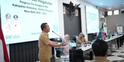Pelantikan Pengurus TP-PKK Dan Tim Pembina Posyandu Kabupaten Karawang, Tingkatkan Sinergitas Dengan Pemda