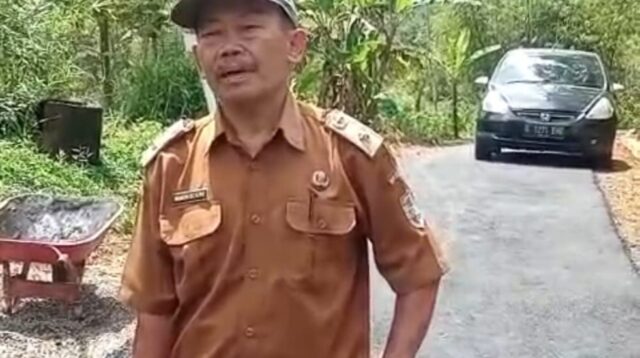 Pemdes Banjarangsana Realisasikan Pembangunan Jalan Semi Hotmix di Dusun Ununeun