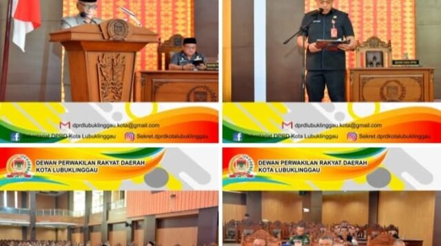 ,Wakil Wali Kota Lubuk Linggau Hadiri Rapat Paripurna DPRD Bahas LKPJ 2024