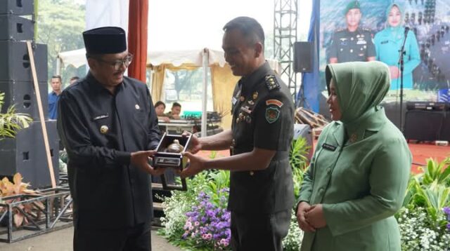 Sertijab Danyonif 310/KK, Bupati Sukabumi Meminta Sinergritas Dan Kolaborasi Tetap Terjaga