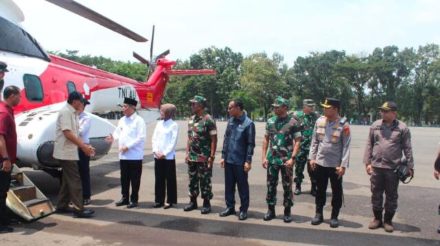 Menhan RI Kunker Di Dodikjur Secata Rindam II/ Sriwijaya Lahat Sekaligus Bahas Pembangunan SMA Unggulan Garuda Di kabupaten Lahat