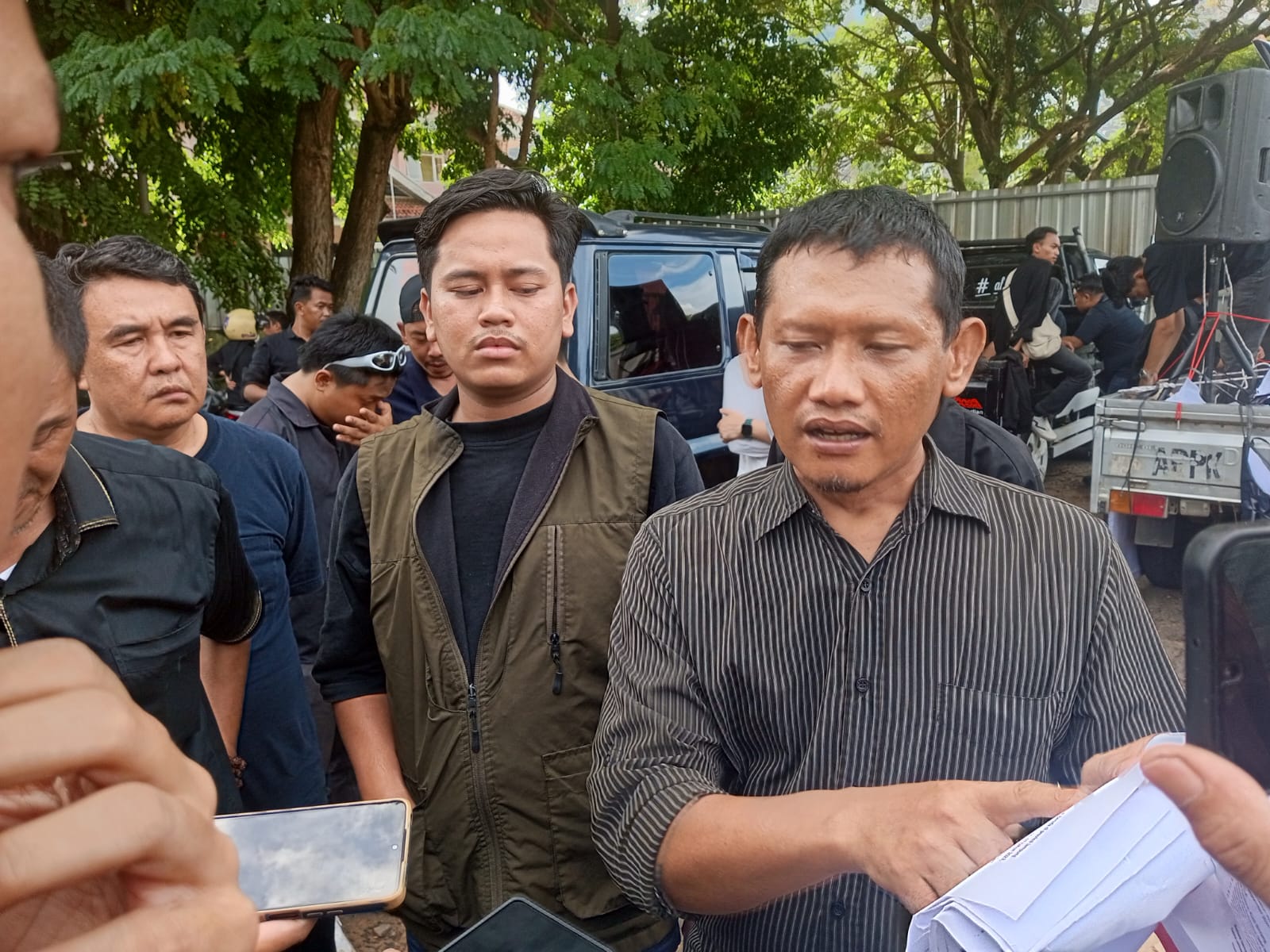 Ratusan Massa Demo di Mapolresta Bandar Lampung, Tuntut Penetapan Tersangka Konflik Malahayati