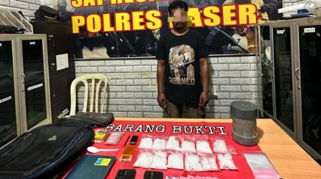 Polres Paser Bongkar Kasus Narkoba Besar, 584 Gram Sabu Diamankan dari Tangan Pengedar
