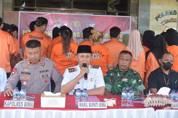 Kapolres Bima Pimpin Pemusnahan Narkoba Seberat 51,11 Gram,