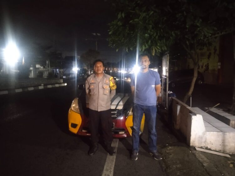 Bawas Pimpin Patroli Malam Jaga Kamtibmas Kondusif di Wilayah Hukum Polsek Kotabaru