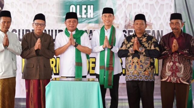 Gubernur Deru dan Bupati Muchendi Resmikan Masjid Hasil Swadaya Senilai Rp 4 Miliar