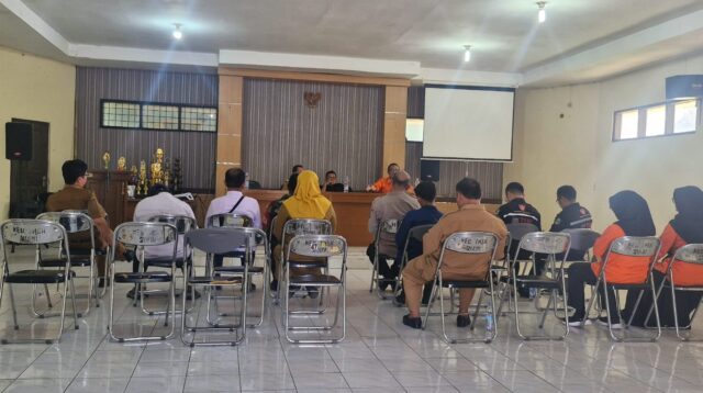 BPBD Kota Tasikmalaya Gelar Rapat Persiapan Sosialisasi dan Simulasi Penanganan Bencana di SMPN 15