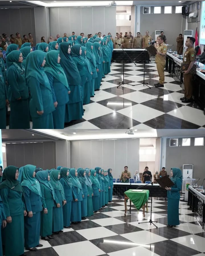 Pelantikan Pengurus TP-PKK Dan Tim Pembina Posyandu Kabupaten Karawang, Tingkatkan Sinergitas Dengan Pemda