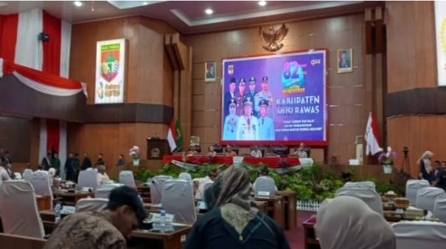 Semangat Baru di Usia ke-82, DPRD Musi Rawas Gelar Paripurna Istimewa