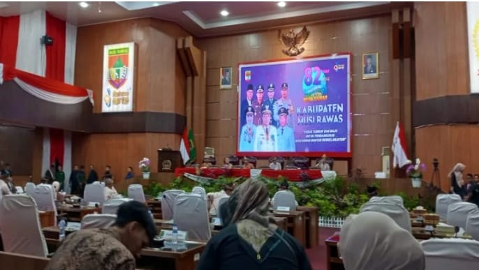 Semangat Baru di Usia ke-82, DPRD Musi Rawas Gelar Paripurna Istimewa