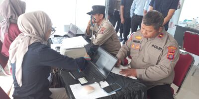 Ratusan Personil Polresta Gelar RIKES berkal Bersama Bid Dokes Polda Kaltim