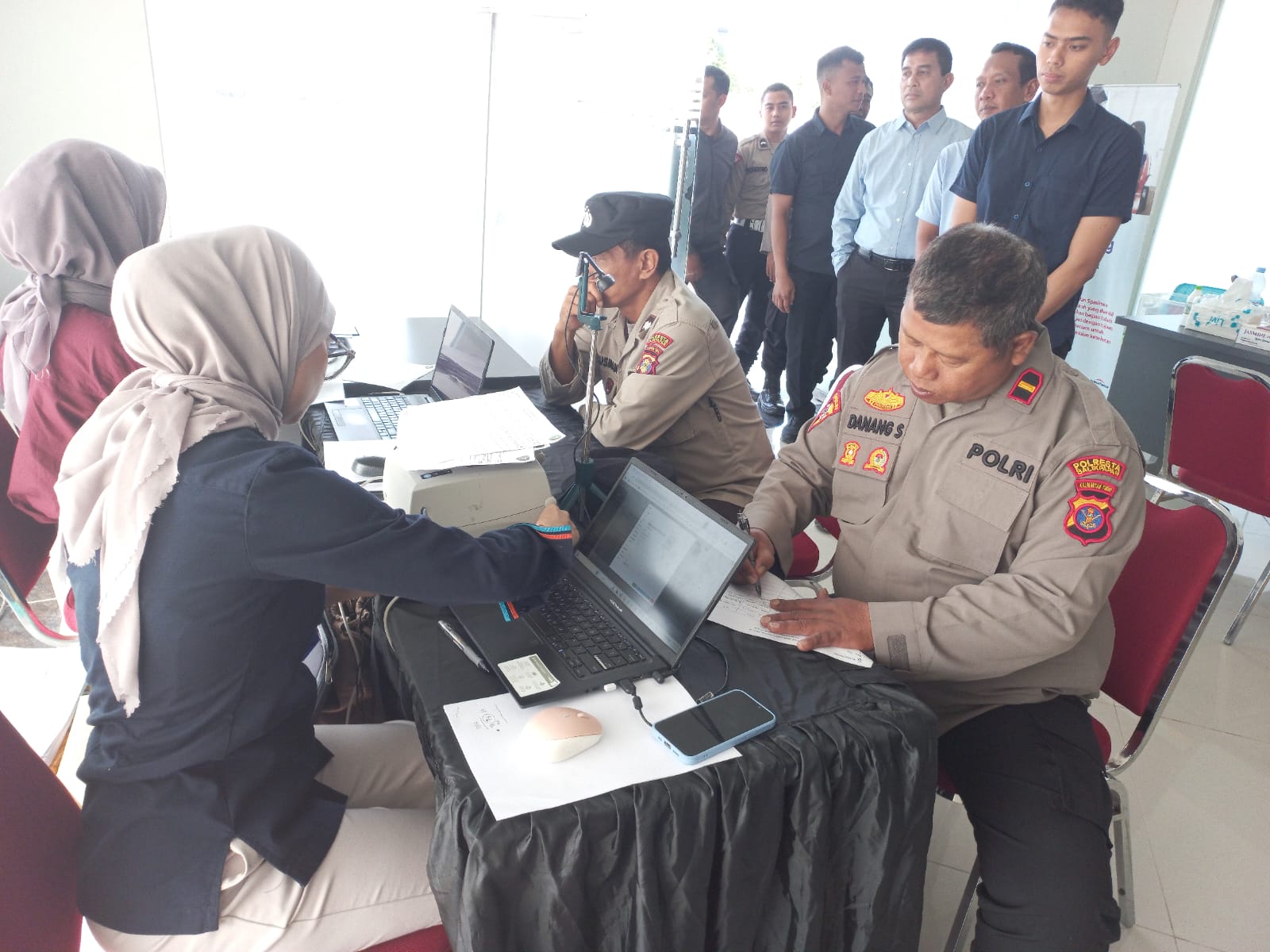 Ratusan Personil Polresta Gelar RIKES berkal Bersama Bid Dokes Polda Kaltim