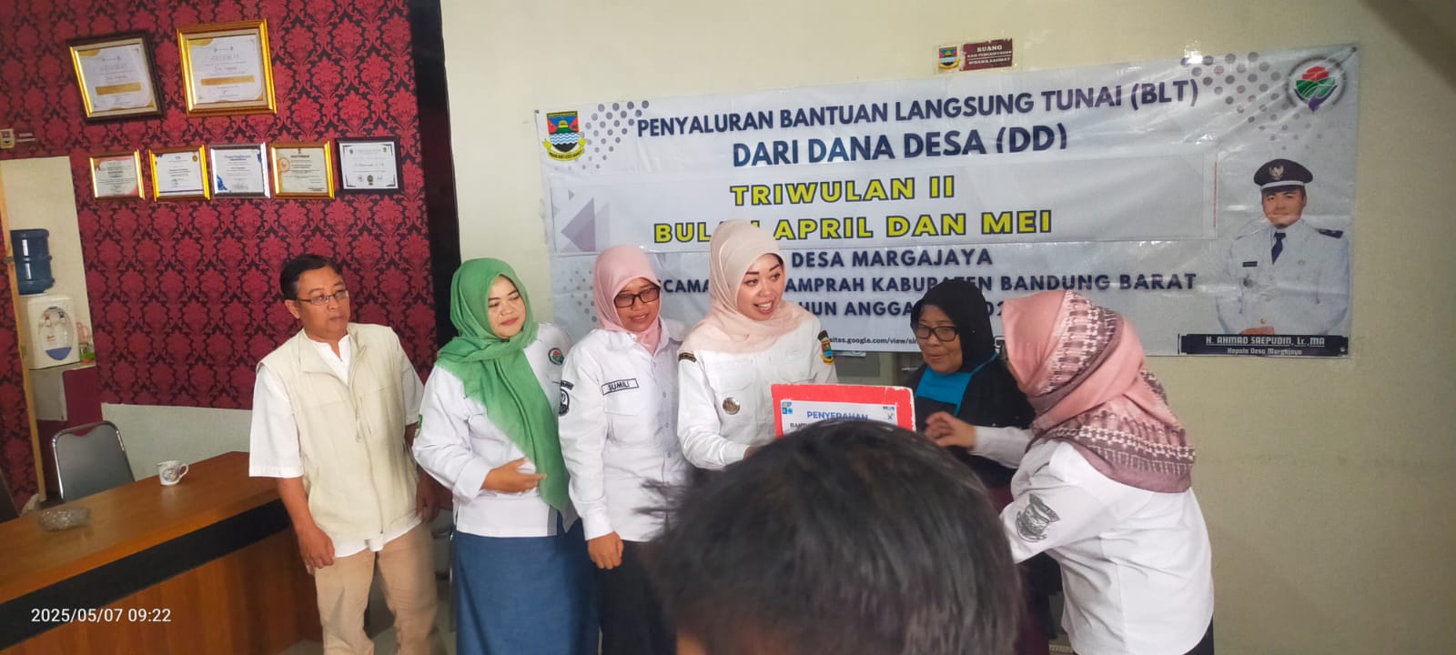 Harapan di Pagi Margajaya: Penyaluran BLT Dana Desa Triwulan II