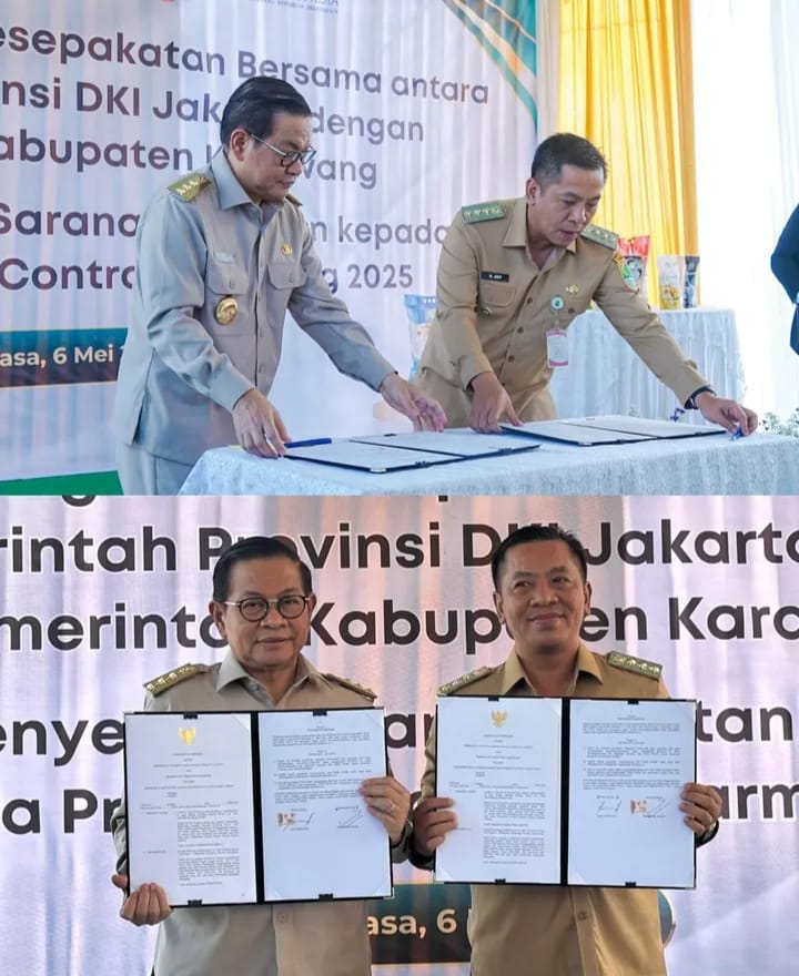 Pemprov DKI Jakarta dan Pemkab Karawang Teken Kesepakatan Bersama, Tandai Sinergi Daerah dan Panen Raya di Kutawargi