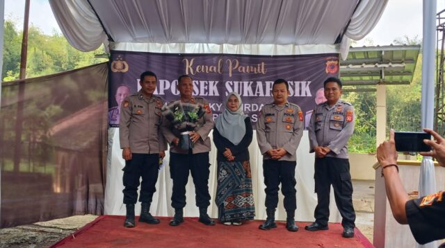 Polsek Sukaresik Melaksanakan Acara Kenal Pamit