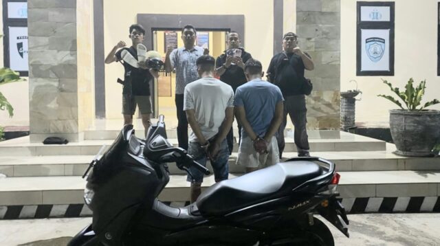 Bersama Tim Gabungan, Polsek Kota Agung Tangkap Dua Pelaku Curanmor Lintas Kabupaten