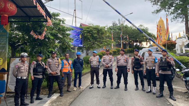 Pantau Pelaksanan Ibadah Waisak, Kapolresta kunjungi Vihara jajaran Di Balikpapan