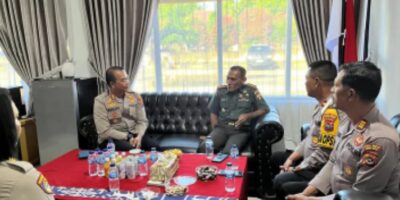 Dandim 1613/Sumba Barat Laksanakan Silaturahmi ke Polres Sumba Barat