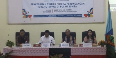 Sekda Sumba Tengah Hadiri Rapat Koordinasi Pencegahan TPPO SE-Pulau Sumba