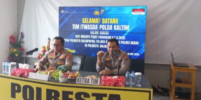 Tim Itwasda Polda Kaltim Awasi Pelaksanaan Operasi Pekat II Mahakam 2025 di Balikpapan