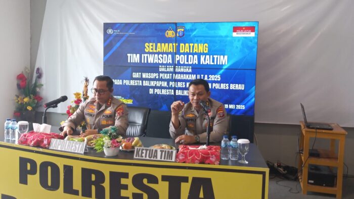 Tim Itwasda Polda Kaltim Awasi Pelaksanaan Operasi Pekat II Mahakam 2025 di Balikpapan Tim Itwasda Polda Kaltim Awasi Pelaksanaan Operasi Pekat II Mahakam 2025 di Balikpapan