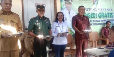 Dandim 1613/Sumba Barat Hadiri Launching Program Makan Bergizi Gratis untuk Ibu Hamil, Menyusui, dan Balita