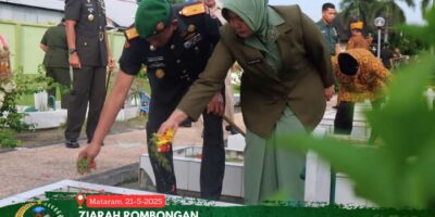 Danrem 162/WB Pimpin Ziarah Rombongan, Peringati Hari Bakti Kodam IX/Udayana