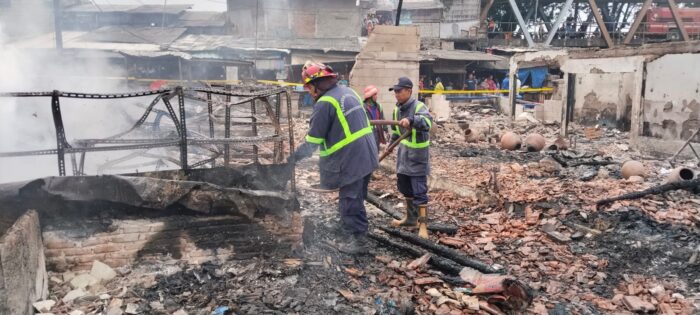 Kebakaran di Pasar Bojong Berhasil Dipadamkan, 60 Personel Gabungan Dikerahkan