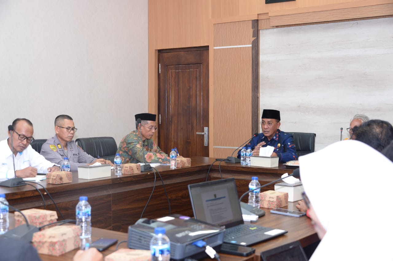 Bahas Fluktuasi Pasokan Pangan, Bupati Bima Pimpin Rakor