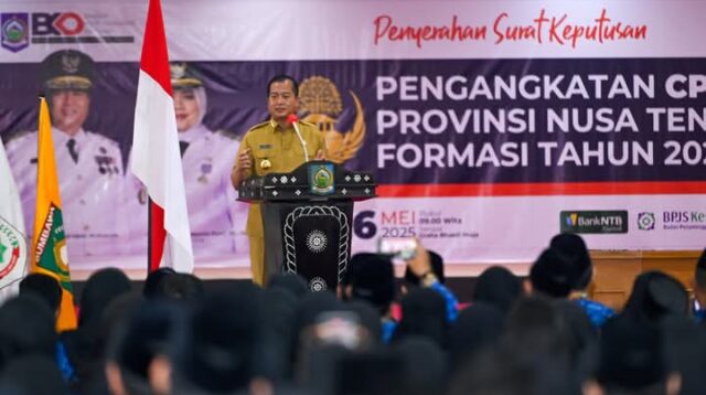 Serahkan 408 SK CPNS dan PPPK, Ini Harapan Gubernur NTB