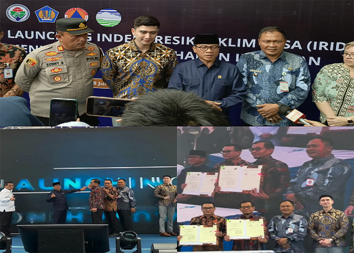 Menteri Desa Yandri Susanto Launching Indeks Risiko Iklim Desa (IRID) di Situ Cipule Kecamatan Ciampel Kabupaten Karawang