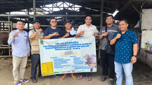 Jelang Idul Adha 1446 H, Pemkab Bekasi Perketat Pengawasan Kesehatan Hewan Kurban