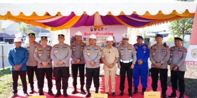 Kapolda Kaltim Letakkan Batu Pertama Pembangunan Gedung Satlantas Polres PPU