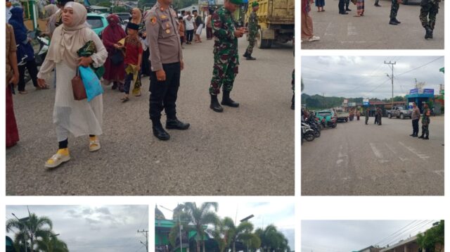 Kapolsek Katikutana Pimpin Langsung Pengamanan Shalat Idul Adha 1446 H/2025 M di Masjid Baiturrahman Anakalang