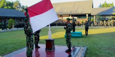 Kodim 1608/Bima Gelar Upacara Bendera 17-an : Kembangkan Inovasi dan Terobosan Mendukung Program TNI-AD