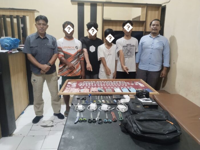 OTT di Talabiu: Kodim 1608/Bima dan BNNK Amankan 55 Paket Sabu Netto 29,07 Gram dan Empat Pelaku