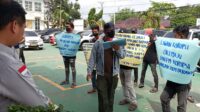 Aksi Damai SPM Sumsel Desak Usut Tuntas Dugaan Korupsi Proyek Jalan di OKI :  Kejari Janji Tindak Lanjuti Laporan